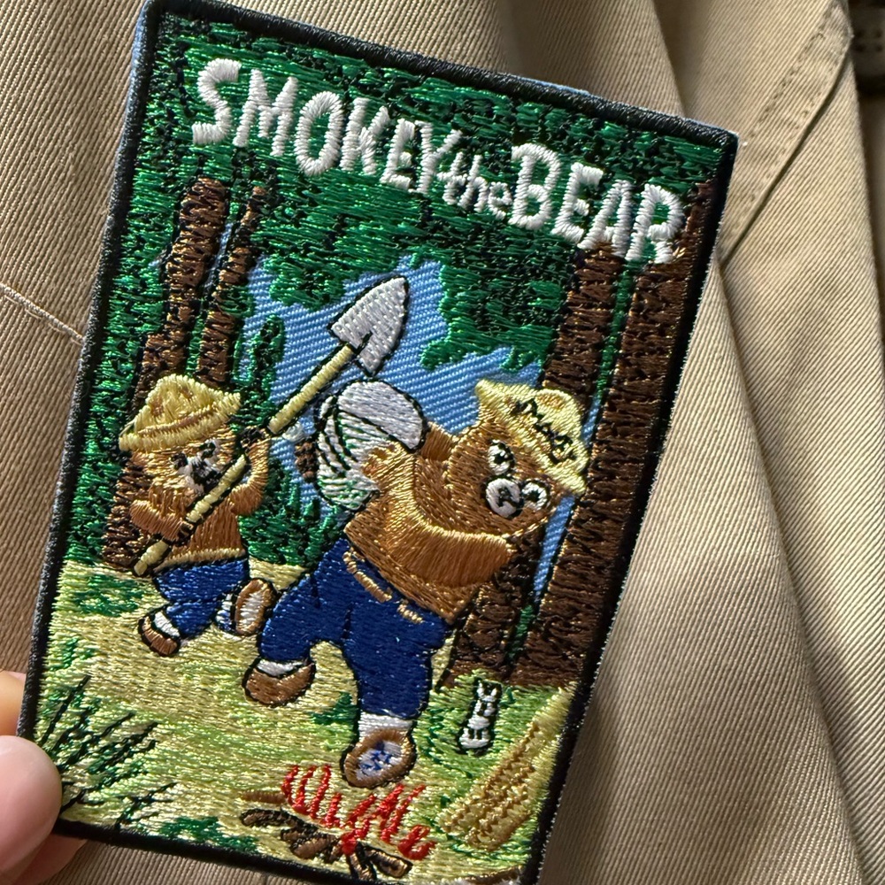 Vintage Smokey the Bear Embroidered Patch